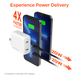 HyperGear PD40W Dual USB-C Wall Charger from Jupiter Gear Home