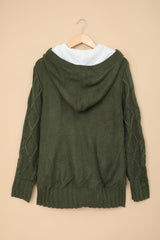 Black Toggle Coat with Sherpa Lining from MsDressly