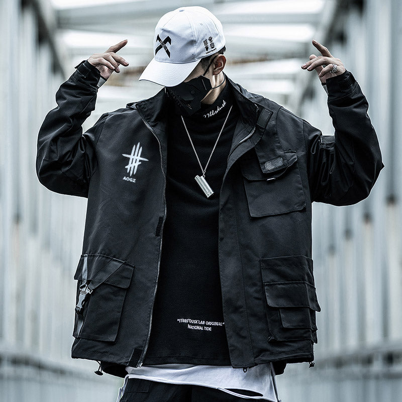Scar X Series Black Windbreaker From Niepce Inc
