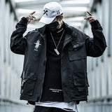 Scar X Series Black Windbreaker From Niepce Inc