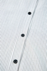 Black Stripe Roll-tab Sleeve Pocketed Long Shirt from MsDressly