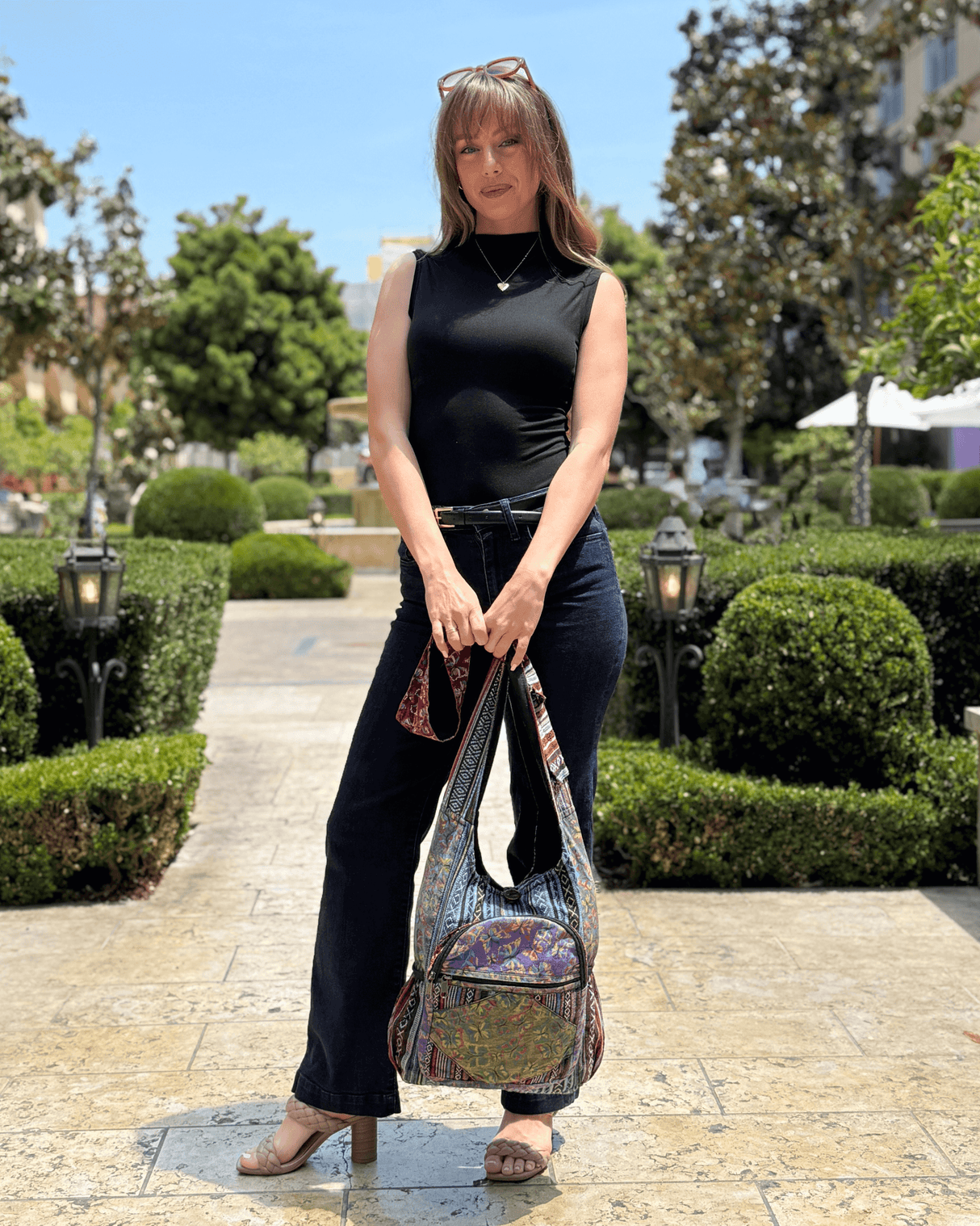 Kathmandu Collection Butterfly Design Hobo Bag from Jupiter Gear
