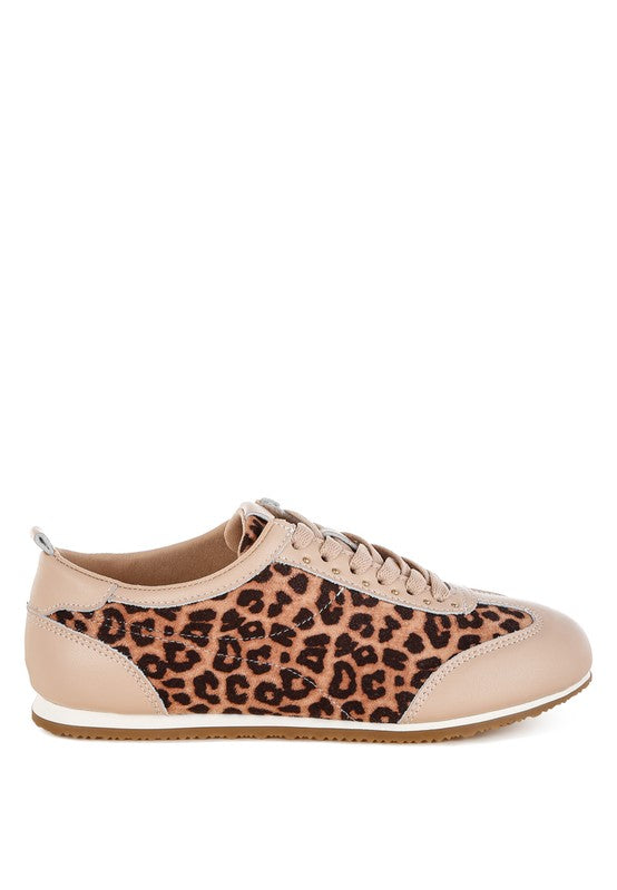Narati Leopard Print Real Leather Sneakers from My Pampered Life Seattle