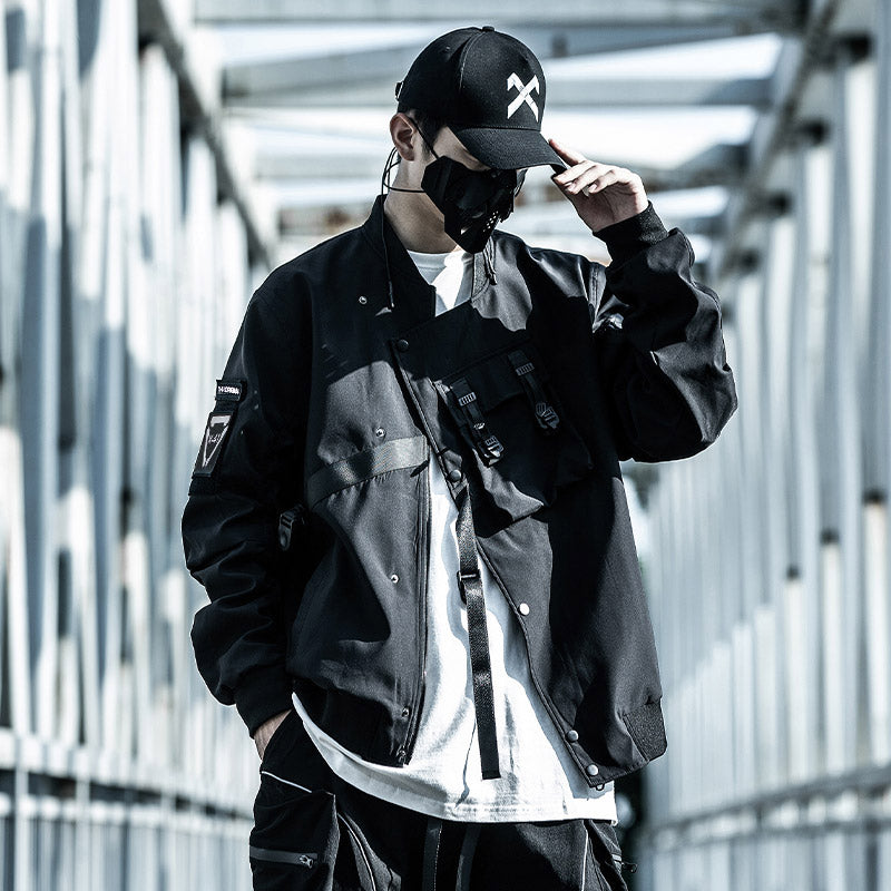 Scar Slash Utility Bomber Jacket from Niepce Inc