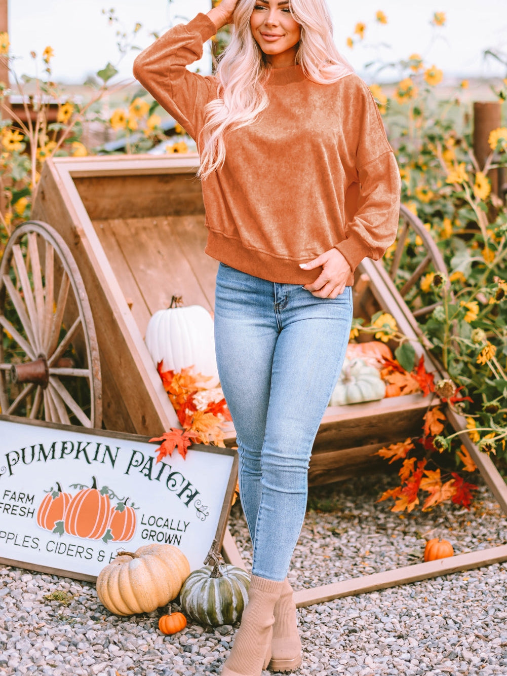 Autumn Hues Pullover Sweater from MsDressly