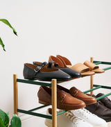 Expandable Shoe Rack (18" H)  - Steel - Forest Green from Yamazaki Home