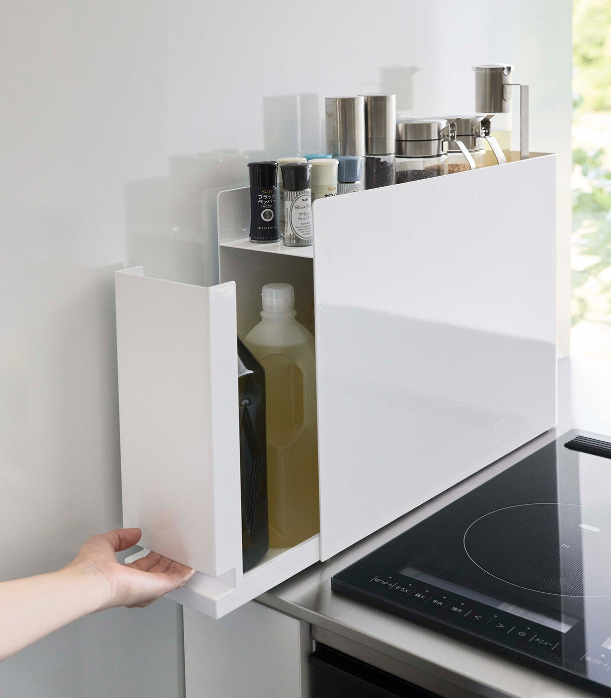 Sliding Drawer Seasoning Rack - Steel from Yamazaki Home
