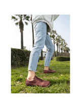 Men's Red Barefoot Sneakers from Atlantis Handmade Shoes