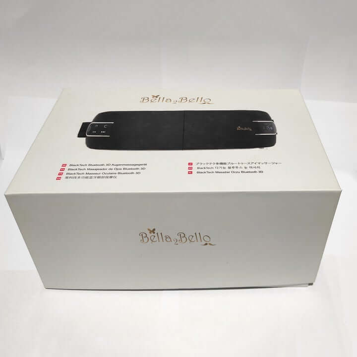 Bella2Bello Bella Electric Bluetooth 3D Eye Massager (Black) (English Voice) 10420 from Jupiter Gear