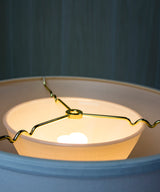 Drum Lamp Shade Premium White Linen 14"W x 10"H from LampsUSA