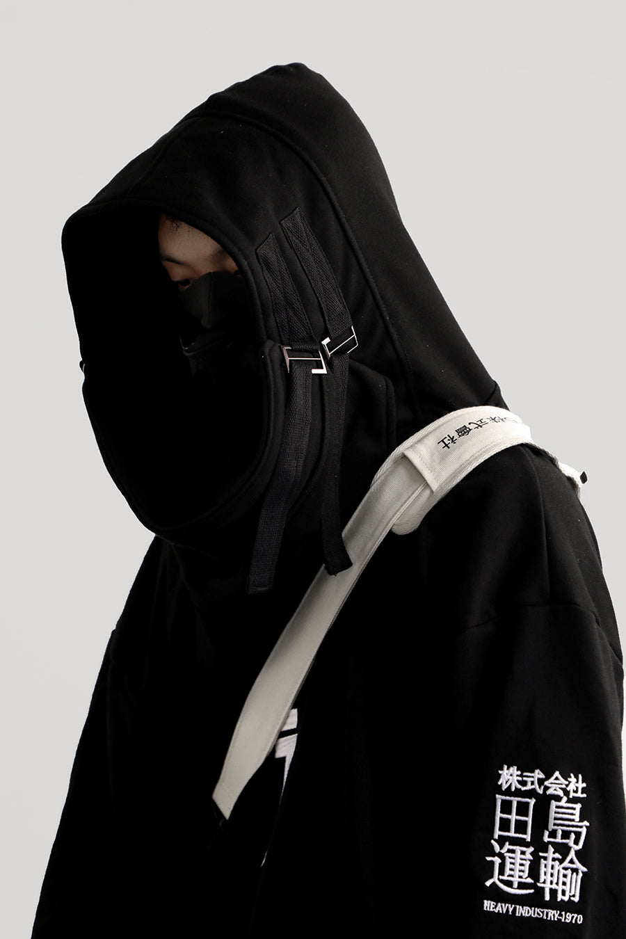 Black I-Tech Hoodie from Niepce Inc