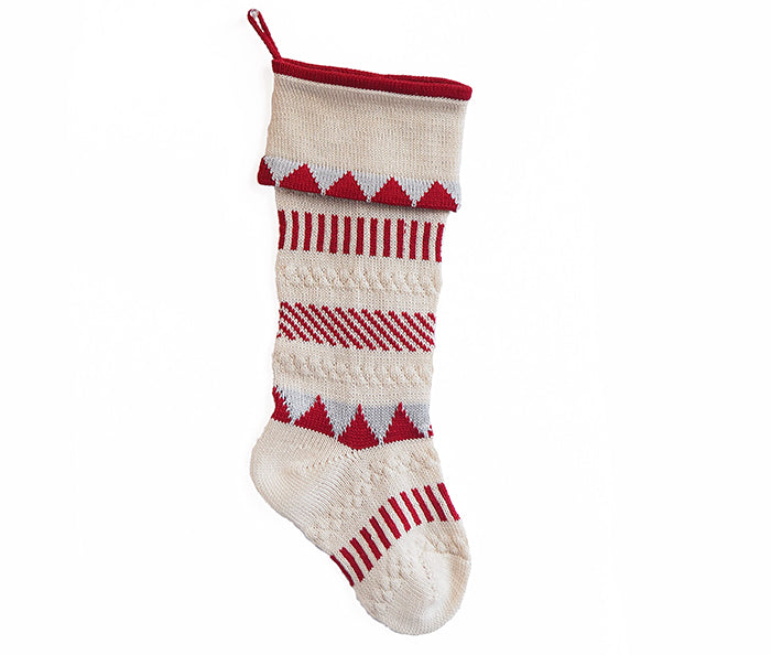 Multi-Stripe Stocking from Melange Collection