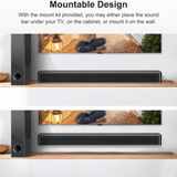 Norcent KB2020 Black Mamba Series 25" 120W Bluetooth Sound Bar with Sub-Woofer from Jupiter Gear Home