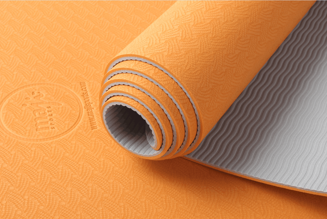 Maji Sports 2 Tone TPE Premium Yoga Mat from Jupiter Gear Home