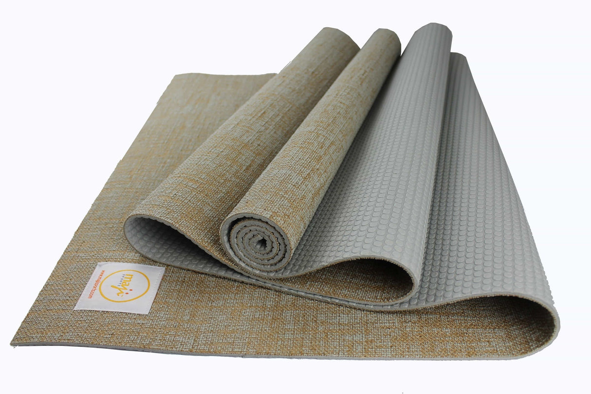 Maji Sports Jute Premium Eco Yoga Mat + Foot Massager  (7.5cm x 17.5cm) from Jupiter Gear Home