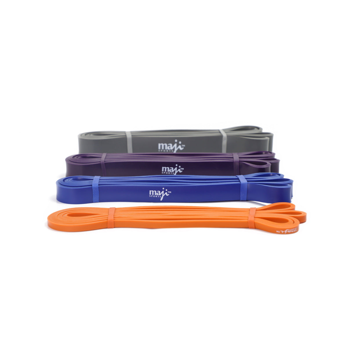 Maji Sports Pack Of Four Full Body Workout Super Bands from Jupiter Gear Home