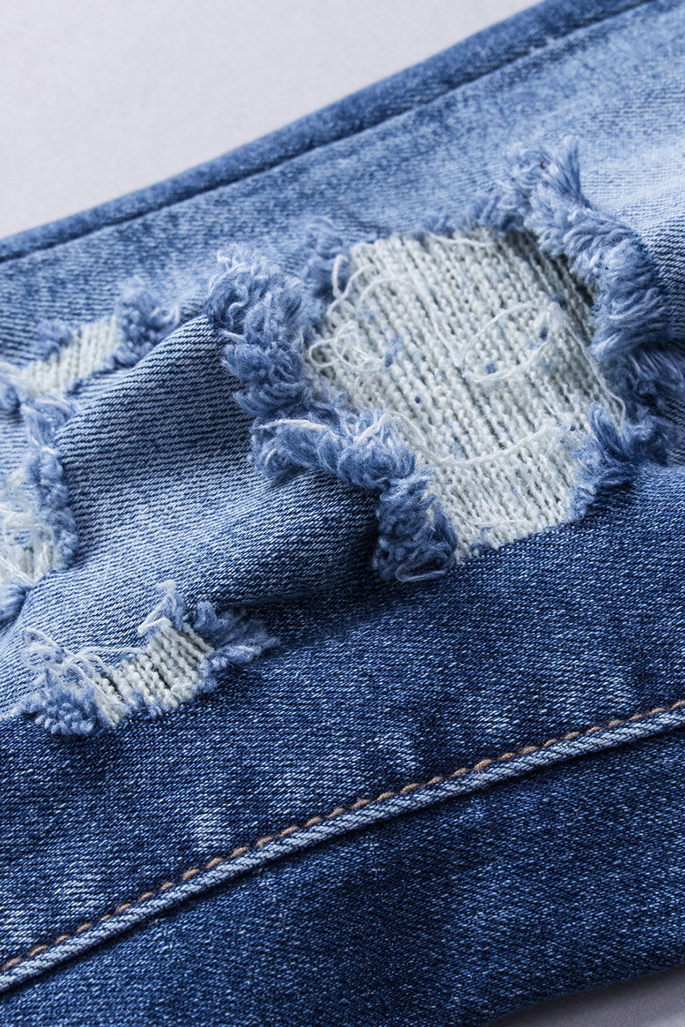 Angelina Distressed Flare Jeans From Threaded Pear