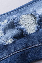 Angelina Distressed Flare Jeans From Threaded Pear