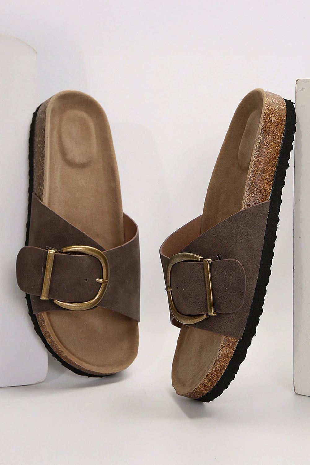 Tilly Buckle Thick Sole Slippers from Threaded Pear