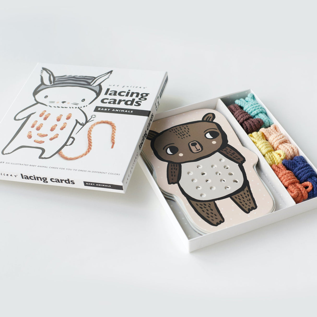 Lacing Cards - Baby Animals From Wee Gallery