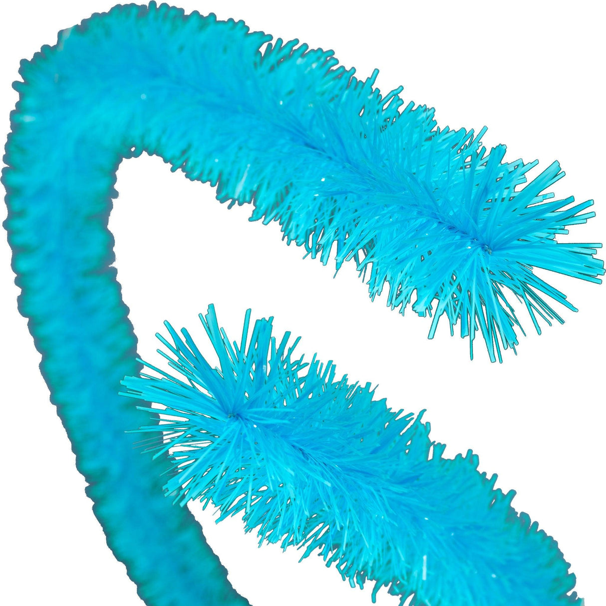 Baby Blue Tinsel Garland from Lee Display