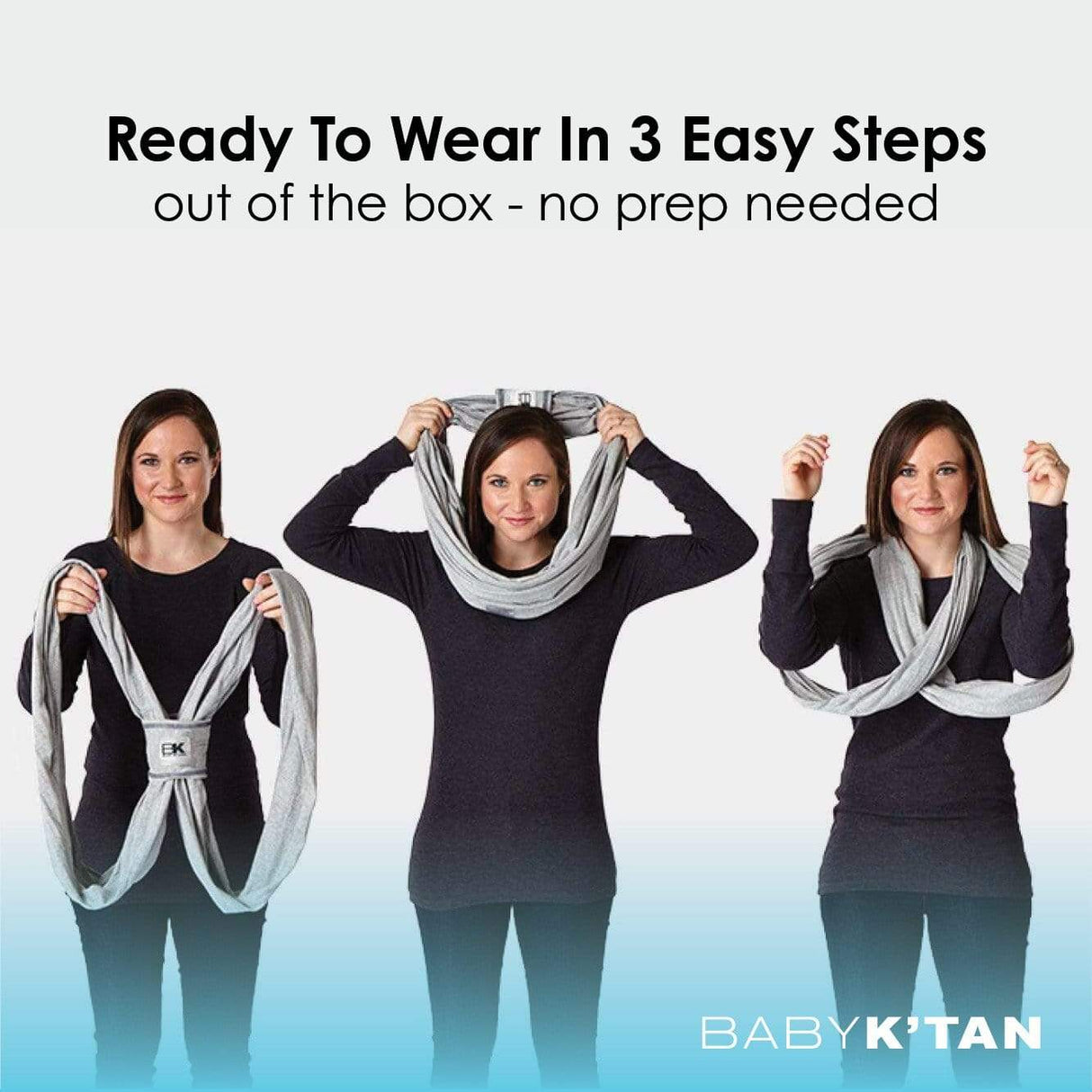 Baby K'tan Active Oasis Baby Carrier | Blue-Turquoise from Baby K'tan