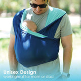 Baby K'tan Active Oasis Baby Carrier | Blue-Turquoise from Baby K'tan