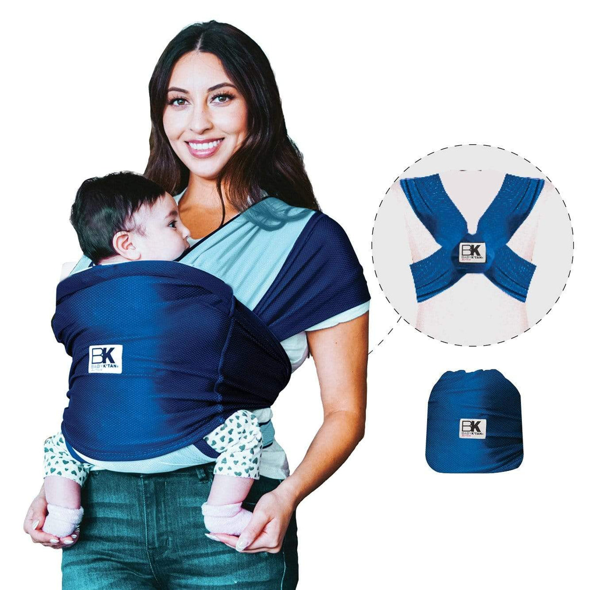 Baby K'tan Active Oasis Baby Carrier | Blue-Turquoise from Baby K'tan