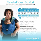 Baby K'tan Active Oasis Baby Carrier | Blue-Turquoise from Baby K'tan