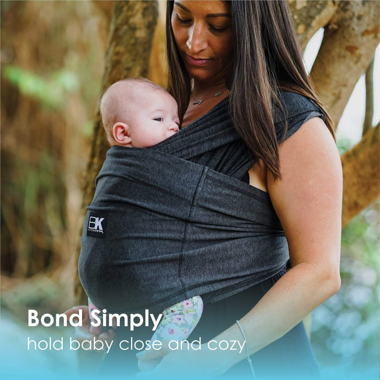 Baby K'tan Active Yoga Baby Carrier | Heather Black from Baby K'tan