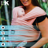 Baby K'tan Active Yoga Baby Carrier | Heather Coral from Baby K'tan