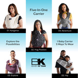 Baby K'tan Active Yoga Baby Carrier | Heather Coral from Baby K'tan