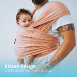 Baby K'tan Active Yoga Baby Carrier | Heather Coral from Baby K'tan