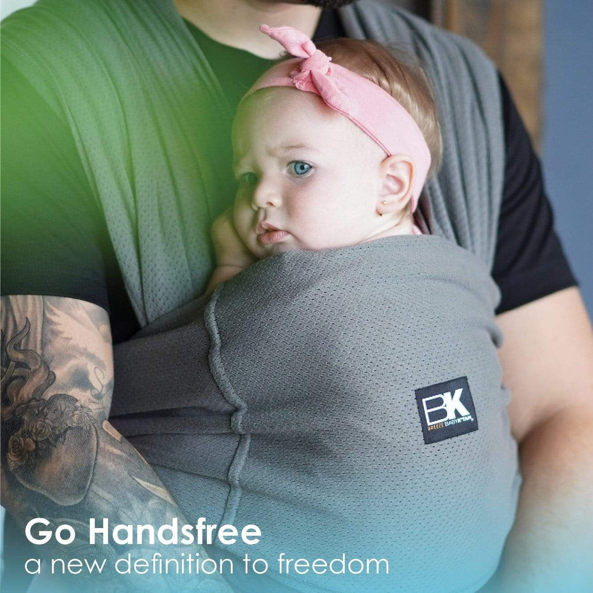 Baby K'tan Breeze Baby Carrier | Charcoal from Baby K'tan