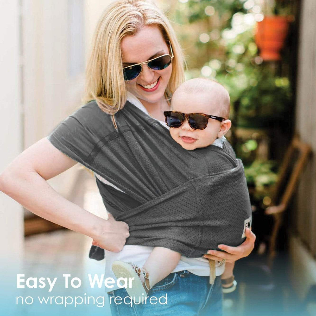 Baby K'tan Breeze Baby Carrier | Charcoal from Baby K'tan