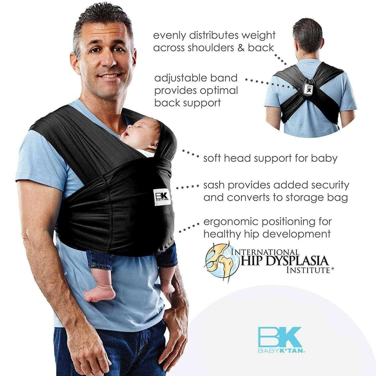 Baby K'tan Original Baby Carrier | Denim from Baby K'tan