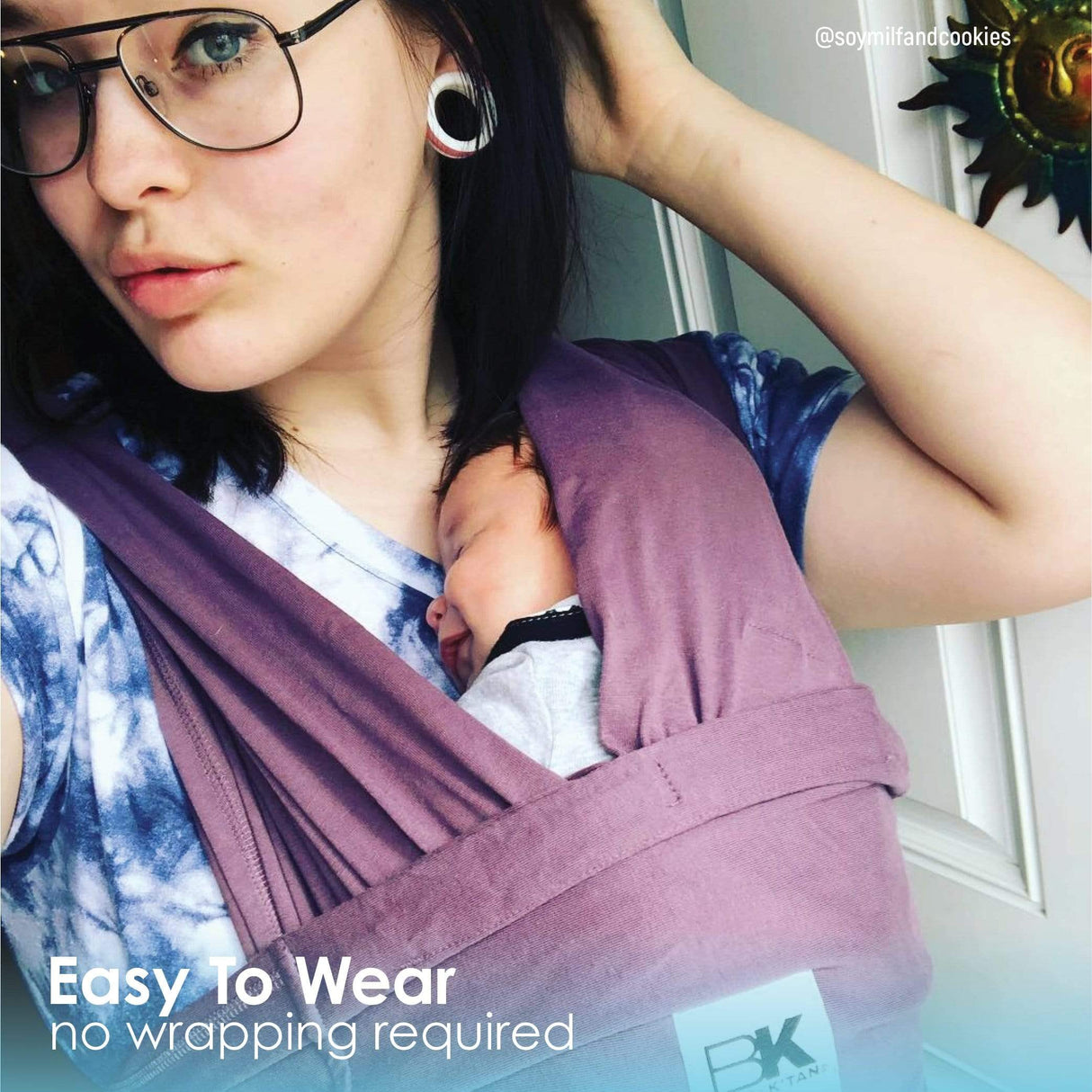 Baby K'tan Original Baby Carrier | Eggplant from Baby K'tan