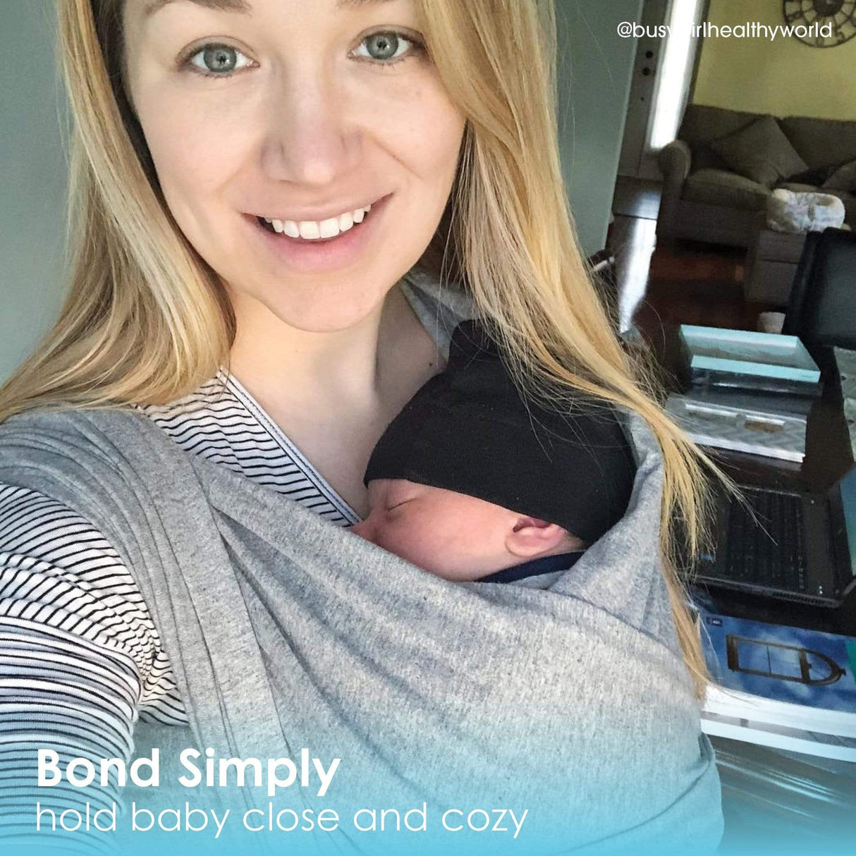 Baby K'tan Original Baby Carrier | Heather Grey from Baby K'tan