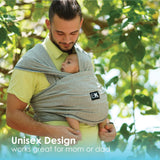 Baby K'tan Original Baby Carrier | Heather Grey from Baby K'tan