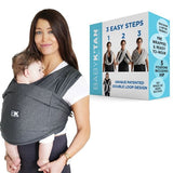Baby K'tan Active Yoga Baby Carrier | Heather Black from Baby K'tan