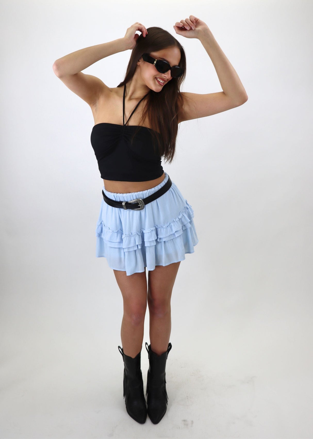 Adore You Skirt ★ Baby Blue From Rock N Rags