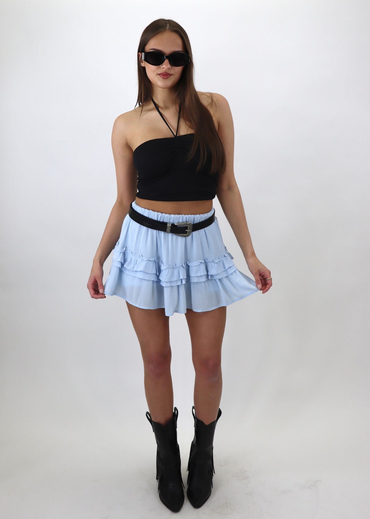 Adore You Skirt ★ Baby Blue From Rock N Rags