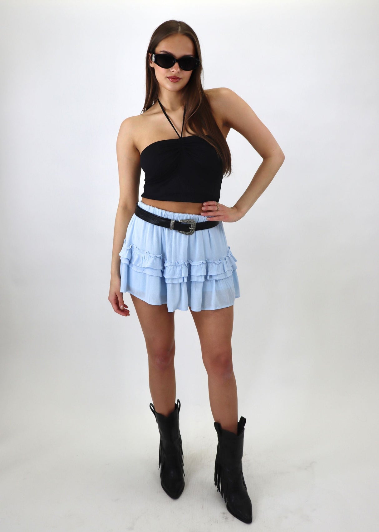 Adore You Skirt ★ Baby Blue From Rock N Rags