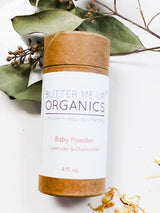 All Natural Talc Free Baby Powder / Organic Baby Powder / Feminine Powder from Butter Me Up Organics