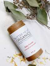 All Natural Talc Free Baby Powder / Organic Baby Powder / Feminine Powder from Butter Me Up Organics