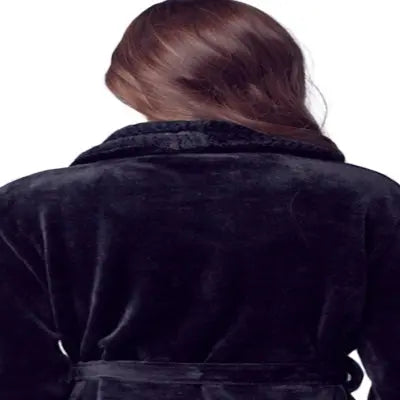 Women's Ultra Soft Fleece Bathrobe From Lotus Linen