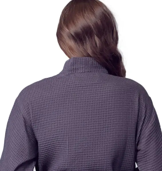 Lightweight Cotton Waffle Robe for Women From Lotus Linen