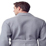 Premium Waffle Piping Robe for Men From Lotus Linen