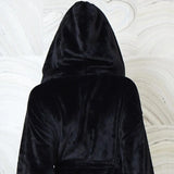 Hooded Plush Bathrobes for Women From Lotus Linen