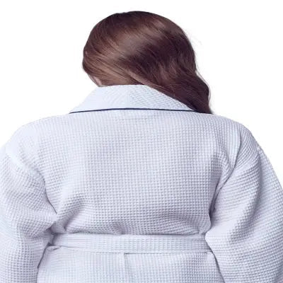 Knee-Length Waffle Kimono Robe for Women From Lotus Linen